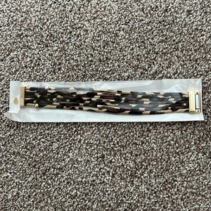 Cheetah print bracelet